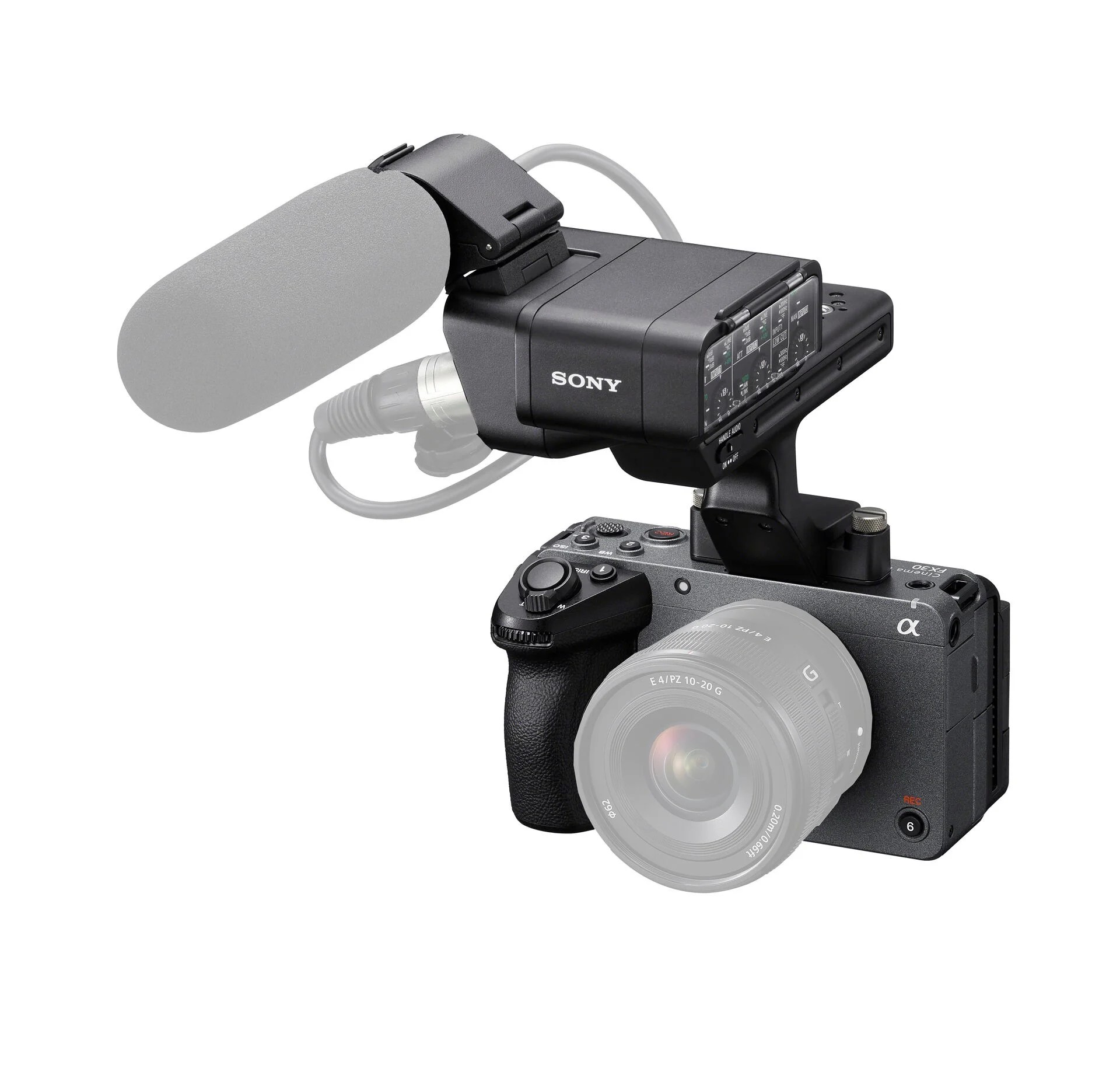 FX30 Cinema Line med XLR-handtag, 4K, APS-C sensor, E-fattning