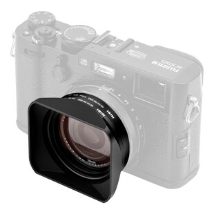 motljusskydd, UV-filter & lock för Fujifilm X100-serien - Svart