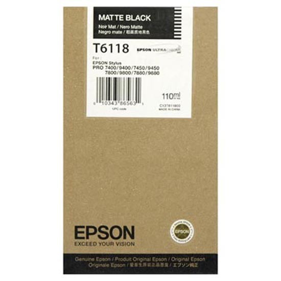 Epson Matte black T6118 110 ml