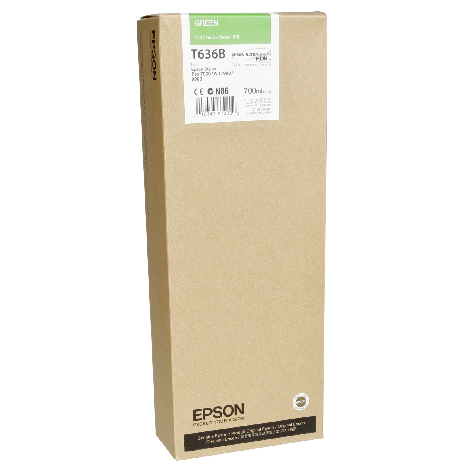 Epson Green T636 700 ml T636B