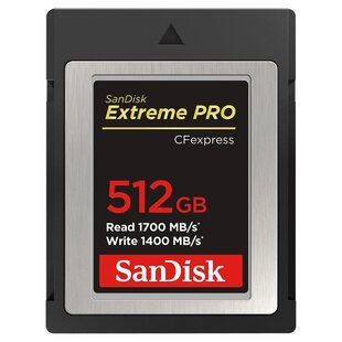 CFexpress Extreme Pro 512GB R1700/W1200 Typ B
