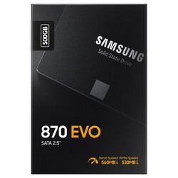 SSD 870 EVO SATA 2,5"- 500GB