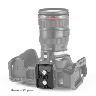 2266 baseplate för BMPCC 4K/6K (Manfrotto 501PL compatible)