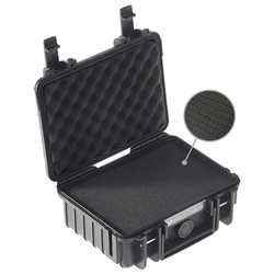 Outdoor Case typ 500 svart med skuminteriör