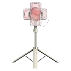 4730 ST-25, selfiestick med tripod - Vit