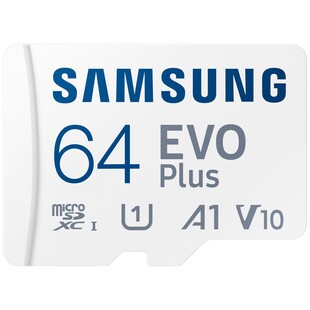 MicroSD 64GB Evo Plus UHS-I U1 V10, 130MB/s Class 10