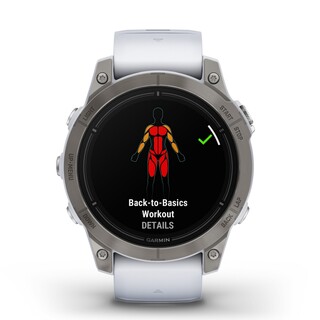 epix Pro 47mm Sapphire Titan Whitestone