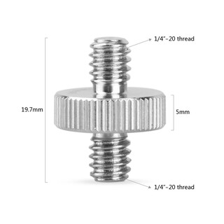 828 gängadapter med 1/4-tums hane - 1/4-tums hane, 2-pack
