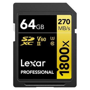 SDXC Professional 1800X 64GB UHS-II V60, 270MB/s