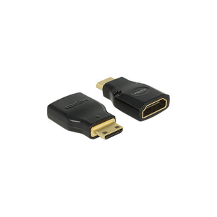 HDMI-adapter, A hon-C han(mini)-kontakt, svart