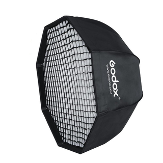 Paraply Softbox Octagon + Raster - 120cm  