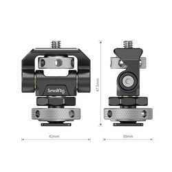 2905 Swivel och Tilt Justerbart monitorfäste för Blixtsko fäste