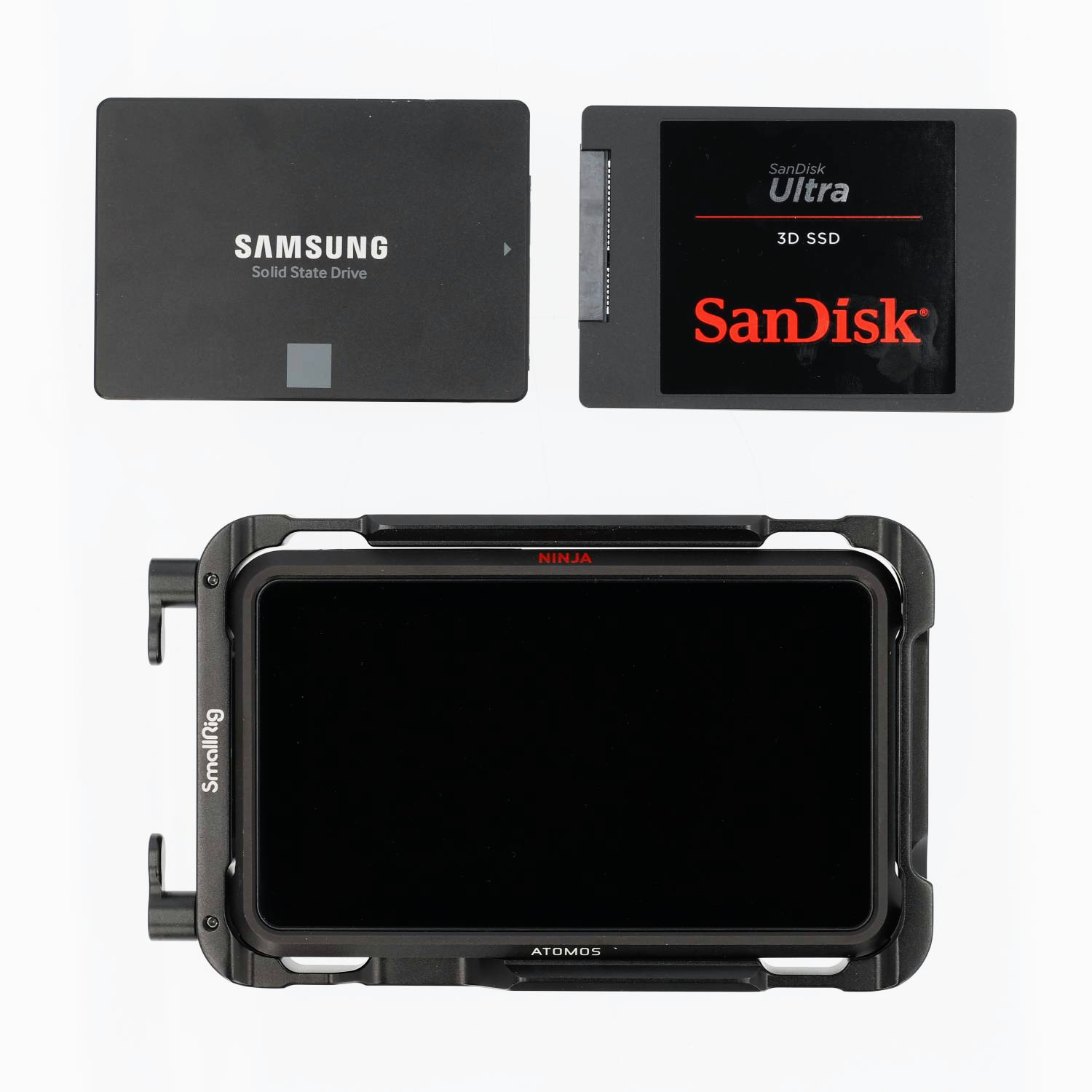 Ninja V + 2 st SSD 500GB + bur Smallrig (begagnad)