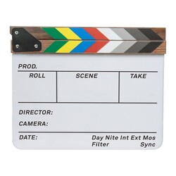 KCB-3024 filmklappa med färgad klapp - 30x24 cm