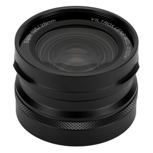 vidvinkelkonverter för Fujifilm X100 VI - Svart