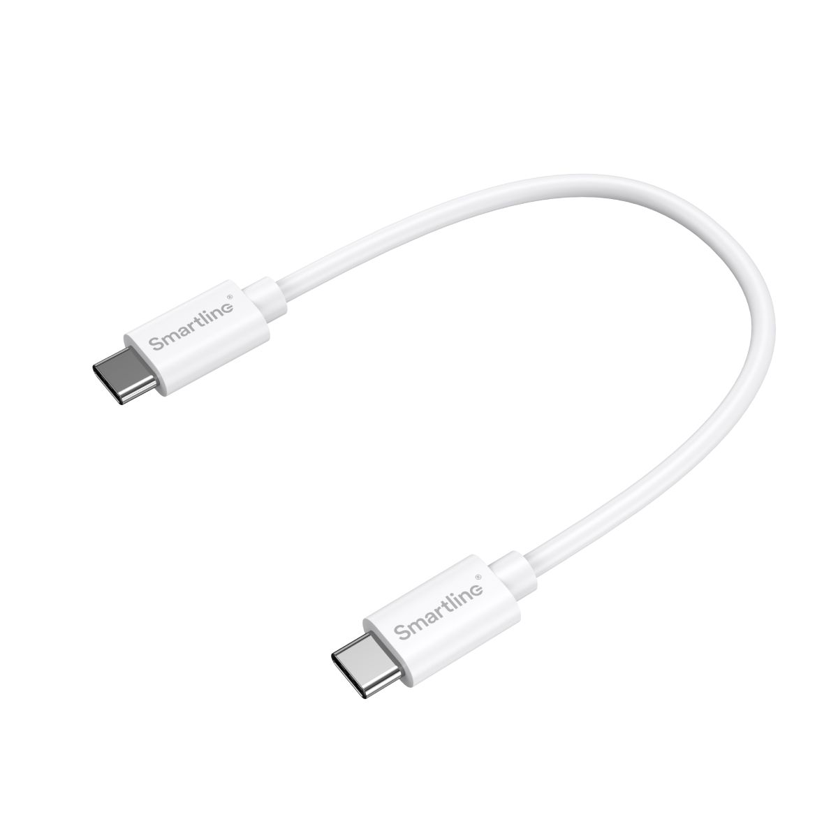 Smartline USB-C till USB-C 2.0 Vit - 0,2m