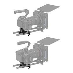 4233 höjd justerbar arca-swiss snabbfäste med inbyggd Manfrotto 501 platta