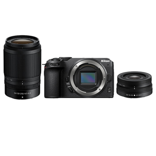 Z30 kamerahus + Z DX 16-50mm f/3,5-6,3 VR + Z DX 50-250mm f/4,5-6,3 VR (fyndvara)