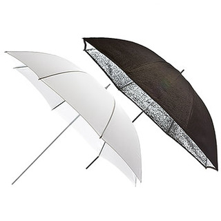 paraplyset silver+ transparent, 83cm diameter 