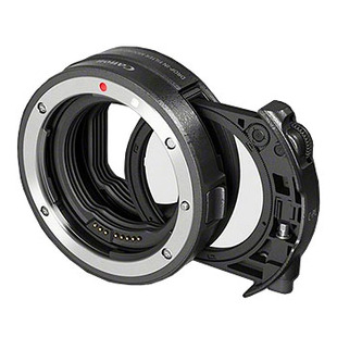 Adapter, Canon EF till  Canon RF-fattning med Drop-in polarisationsfilter