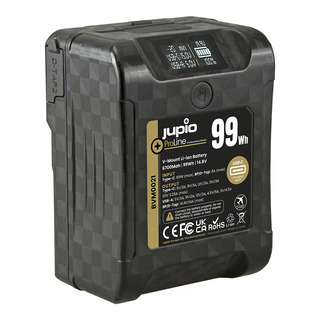 Extreme 99 V-Mount battery 6700mAh (99Wh) - LCD Display, USB-C PD 65W in/output, D-Tap in/output och USB-A output