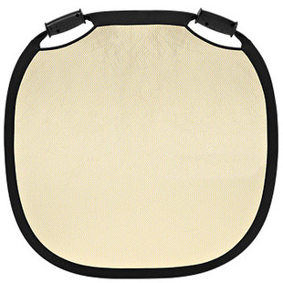 Reflexskärm sunsilver/vit, storlek medium (80 cm)
