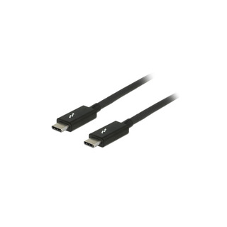 Thunderbolt 3-kabel (USB-C-kontakt) ha-ha, 1m, svart