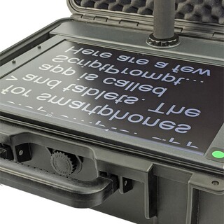 TP-800 konferans teleprompter med hård väska