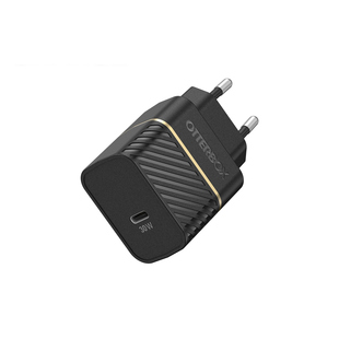 Väggladdare 30W GaN - USB-C, 1x laddare, Svart