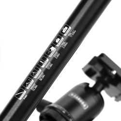 Travelstar 143, aluminiumstativ med kulled