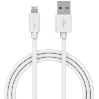 USB-A till Lightning Vit - 2m