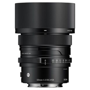 50mm f/2 DG Contemporary för Sony (fullformat) - Svart