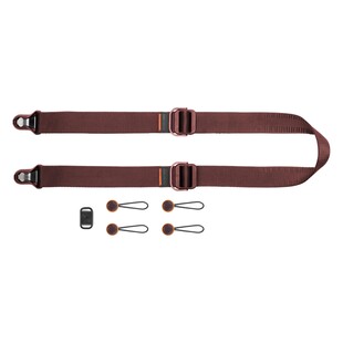 Slide Lite v3 kamerarem, vinröd (4 st fästankare ingår)