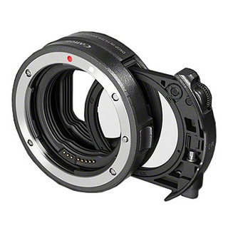 Adapter, Canon EF till  Canon RF-fattning med Drop-in polarisationsfilter