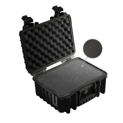 Outdoor Case typ 3000 svart med skuminteriör