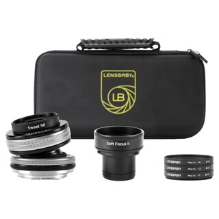 50mm f/2,5 Sweet 50 med Soft Focus II Macro Kit & Composer Pro II för Sony