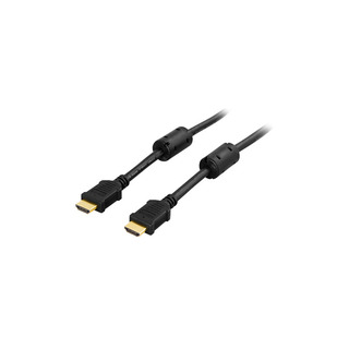 HDMI-kabel, A-A-kontakt, 0,5 m, svart
