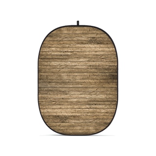 CBA-WW0004 Wodden Wall, hopfällbar bakgrund, 2 x 1,5m - beige