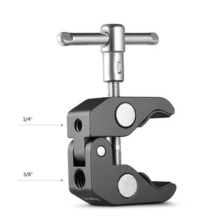 2058 super clamp med 1/4-tums- och 3/8-tumsgänga, 2-pack