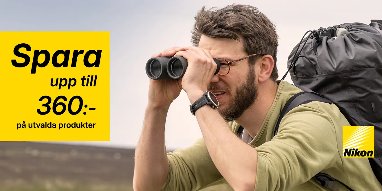 Spara upp till 360 kr på Nikon-kikare