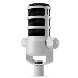 PodMic, dynamisk streaming- och podcastmikrofon - Vit