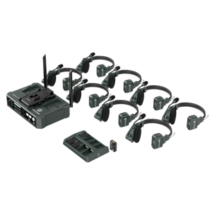 Solidcom C1 med HUB, full duplex trådlöst intercom-system med 8 headsets