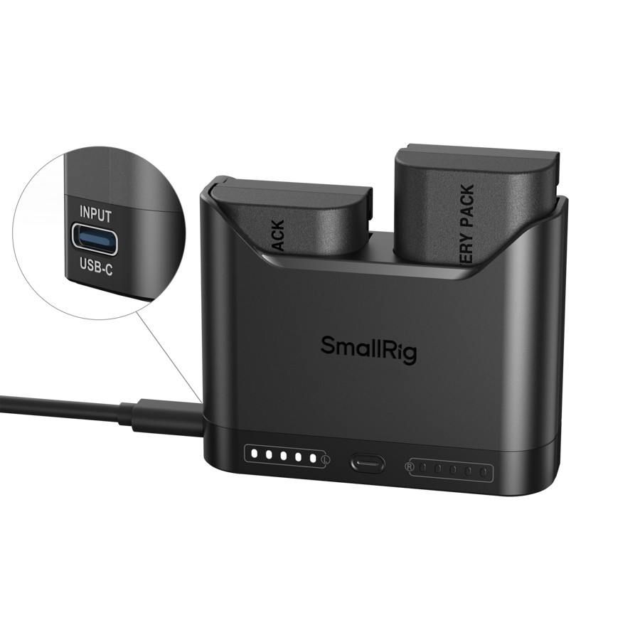 SmallRig 5484 Turbo Charging Kit för LP-E6NH kamerabatterier | CyberPhoto