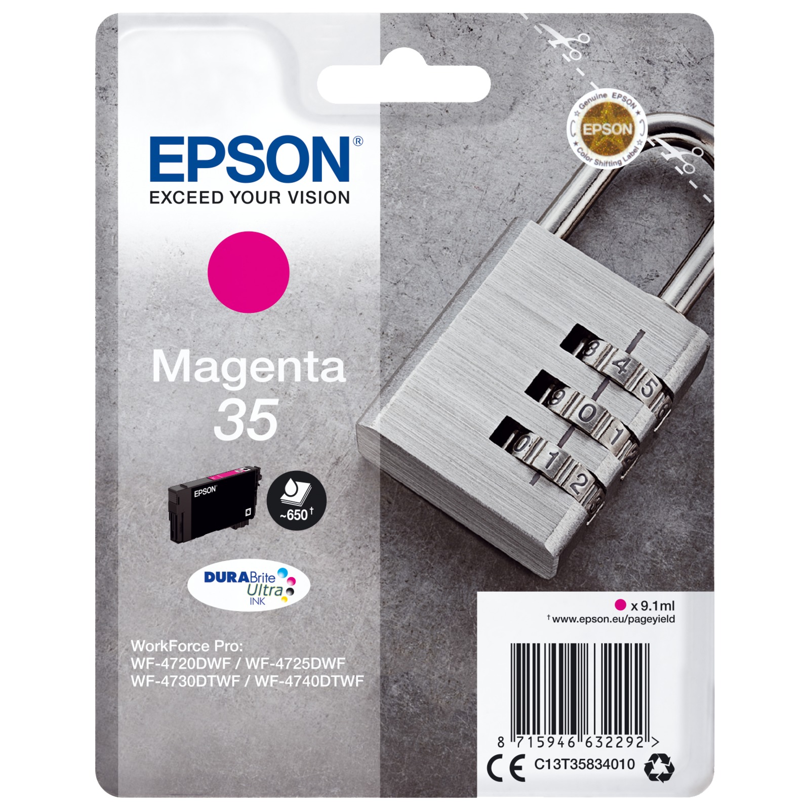 Magenta DURABrite Ultra Ink 35 T3583