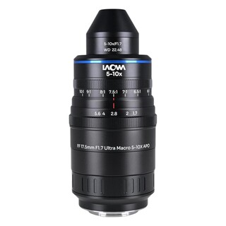 Aksen 17,5mm f/1,7 5-10x Ultra Macro APO för Fuji XF-fattning (APS-C)