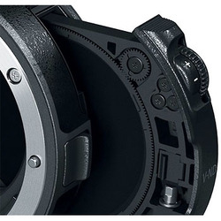 Adapter, Canon EF objektiv till RF-fattning med Drop-in insticksfilter, variabelt ND-filter