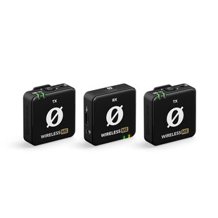 Wireless ME, kompakt och trådlöst mikrofonsystem med en kanal - Dual Kit - Svart