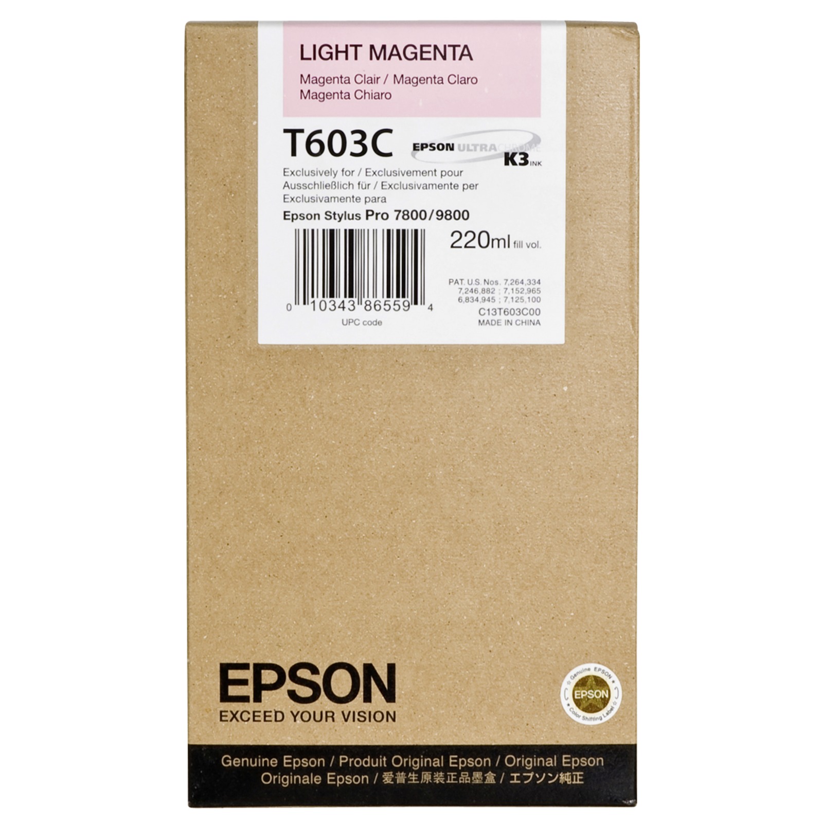 T603C Light magenta, 220 ml