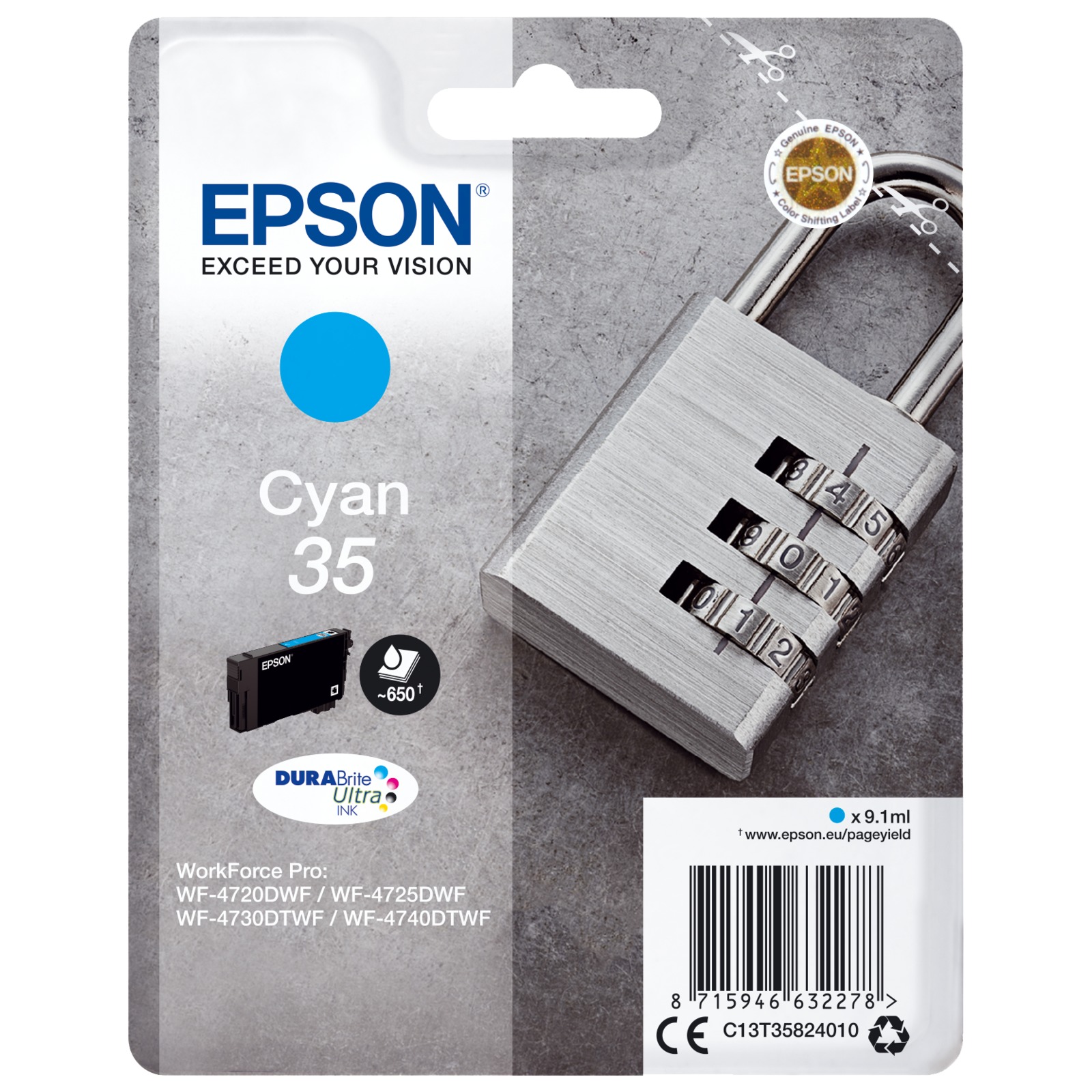 Epson Cyan DURABrite Ultra Ink 35