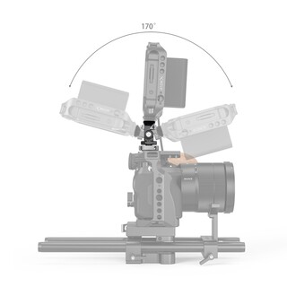 2905 Swivel och Tilt Justerbart monitorfäste för Blixtsko fäste